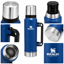Stanley Classic 1.4L Vacuum Insulated Flask with Handle & Cup Lid – Blue