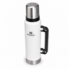 Stanley Classic 1.4L Vacuum Insulated Flask & Travel Thermos with Handle and Cup Lid – White