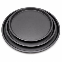 3-Piece Round Baking Pan Set – 11.5, 12.5 & 14 in, Black