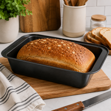 10.75-Inch Nonstick Rectangular Loaf Pan – Deep Black Baking Pan
