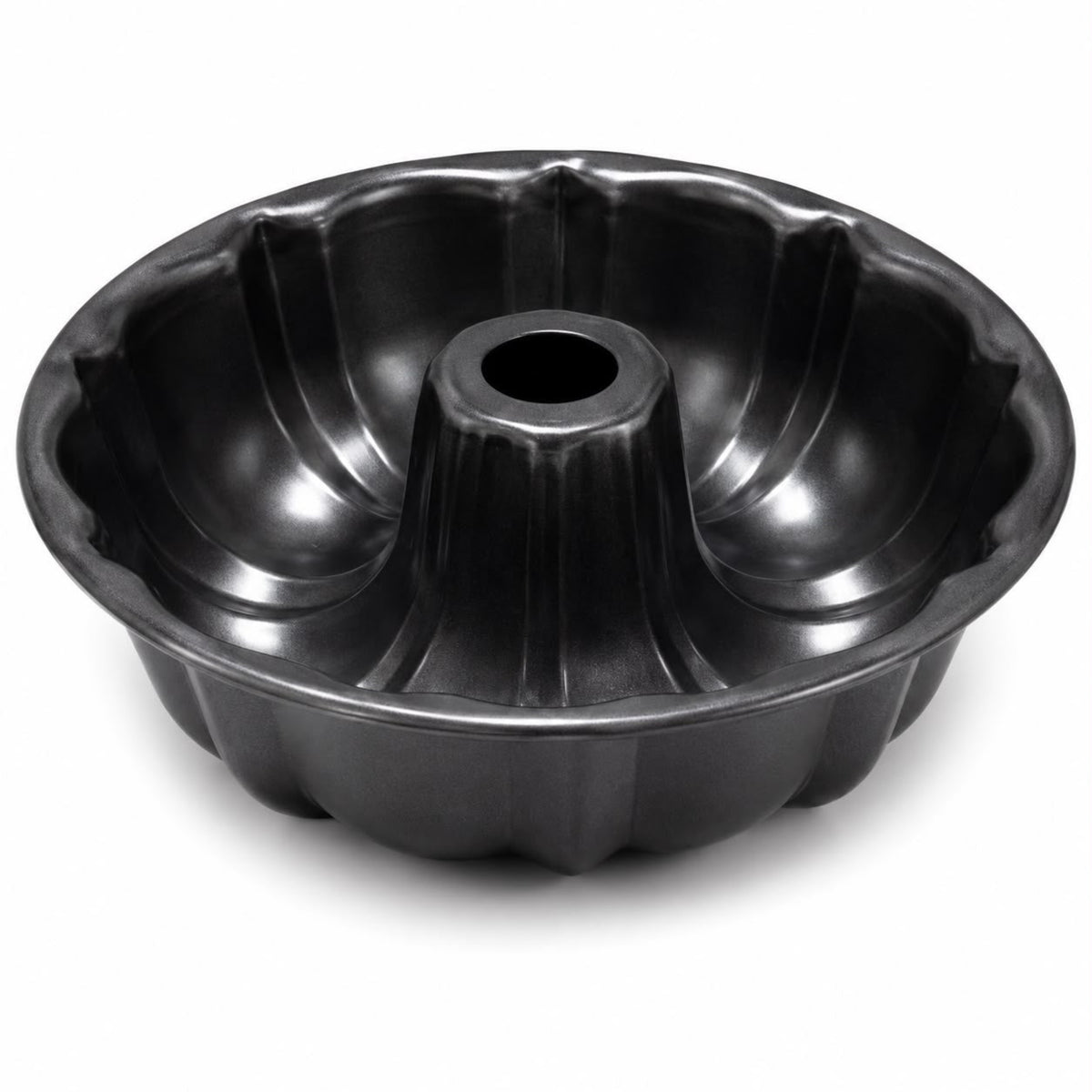 8-Inch Fluted Tube Cake Pan – Black