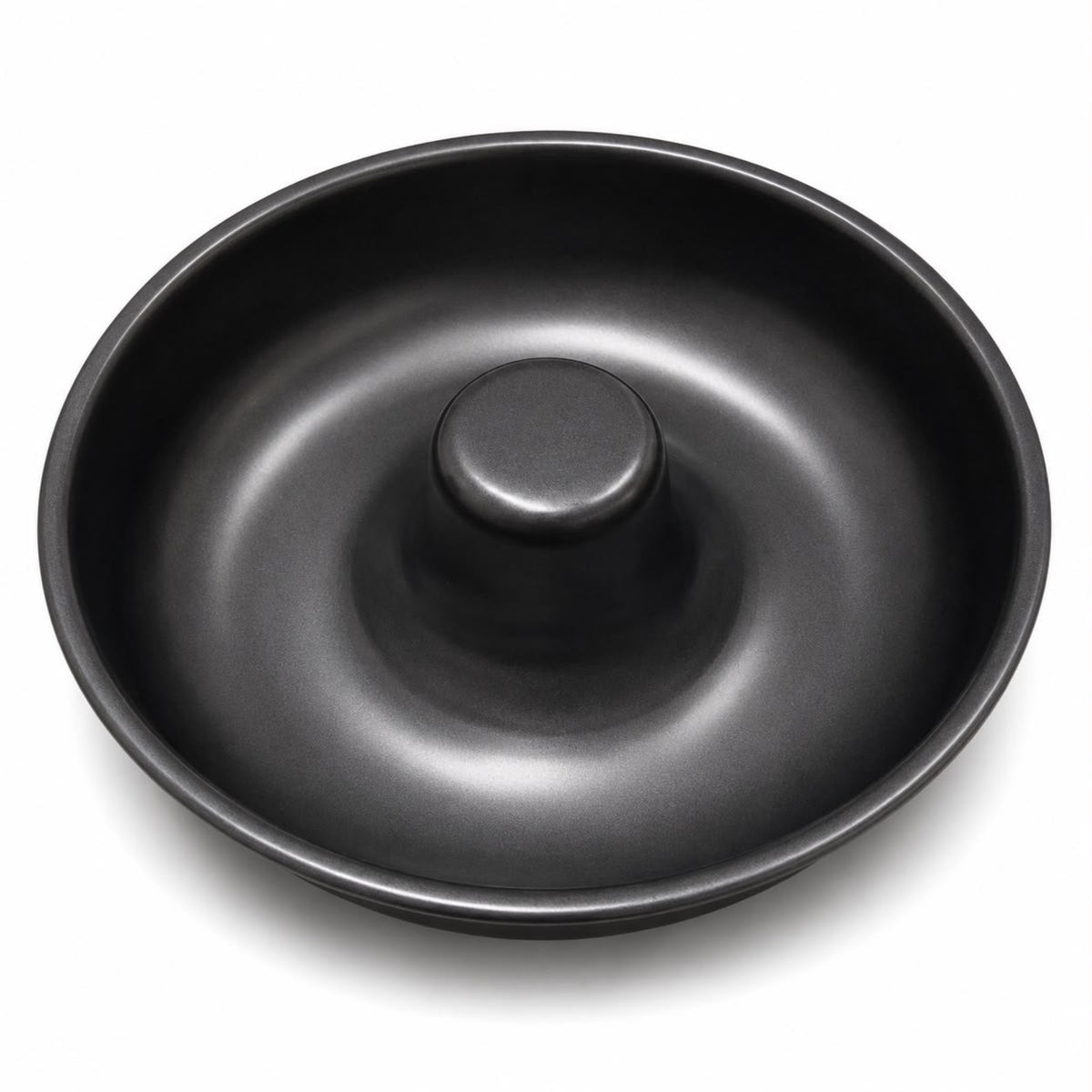 Round Tube Cake Baking Pan, Black, 8.5 Inch