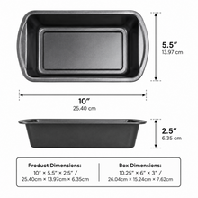 10-Inch Nonstick Loaf Pan – Black