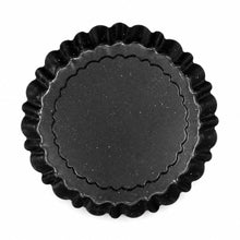 Round Fluted Tart & Pie Baking Pan, Black Speckled, 11 Inch