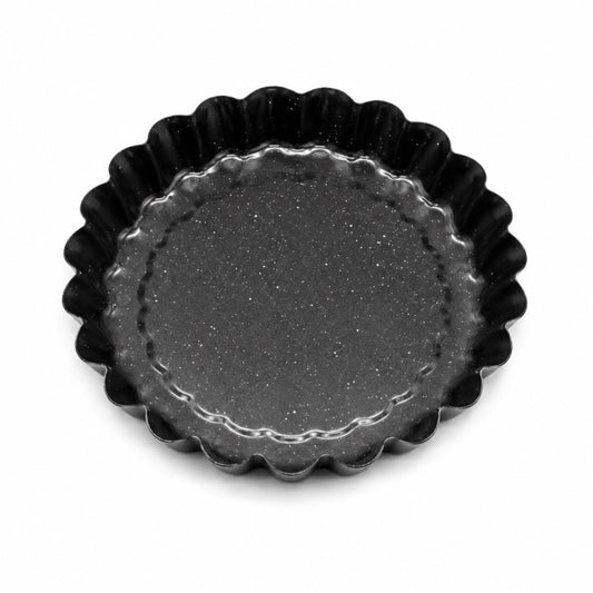9.5-Inch Fluted Tart Pan – Black Speckled
