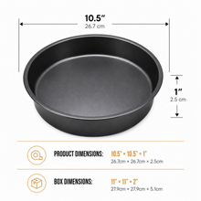 10.5-Inch Round Cake Pan – Black