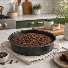 Round Cake Baking Pan, Black, 8.75 Inch