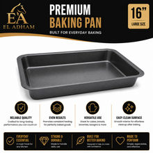 16.75-Inch Deep Rectangular Baking Pan – Black