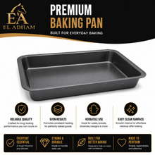 Rectangular Deep Baking Pan, Black, 14.75 Inch