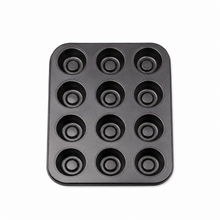 12-Cavity Round Muffin & Cupcake Pan, 14 x 10.5 x 1 in