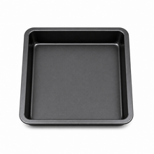 Square Cake & Baking Pan – 9 x 9 x 1.75 Inch Deep Baking Tray, Black