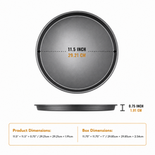 11.5-Inch Round Pizza Pan – Black
