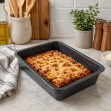 Rectangular Deep Baking Pan – 12.25 Inch Speckled Black