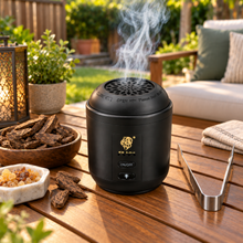 Compact Electric Bakhoor Burner Set with 4 Accessories – Black Incense Burner for Bakhoor & Home Fragrance