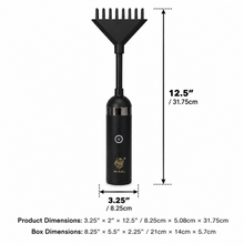 Electric Bakhoor Applicator for Hair and Clothes – Rechargeable Bakhoor Incense Diffuser with 360° Rotating Head