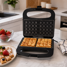 Countertop Belgian Waffle Maker with Nonstick Cooking Surface 750 W