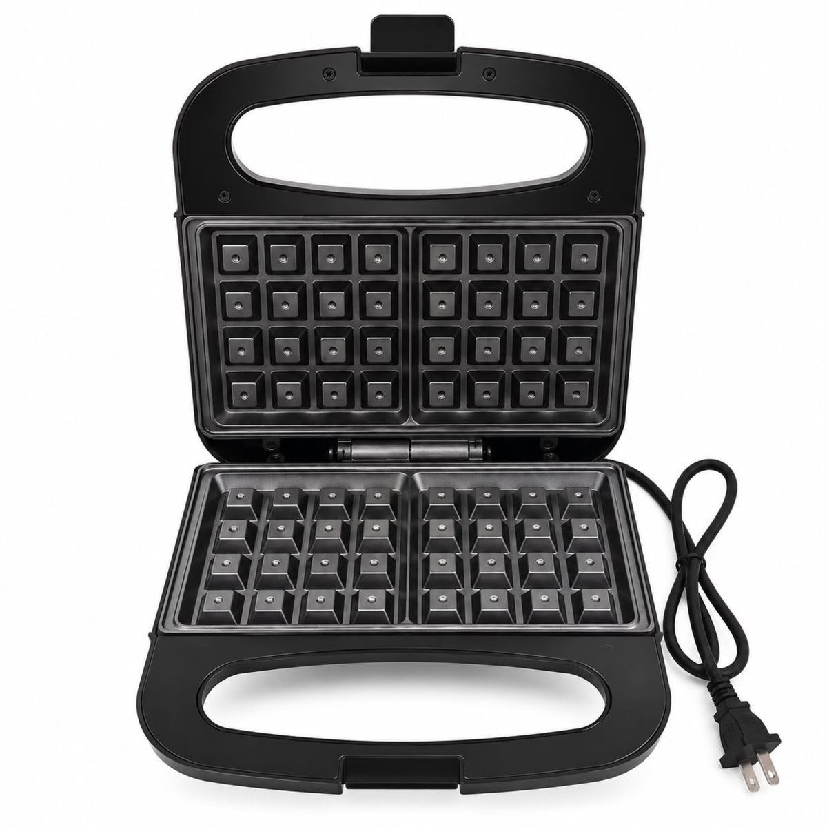 Countertop Belgian Waffle Maker with Nonstick Cooking Surface 750 W