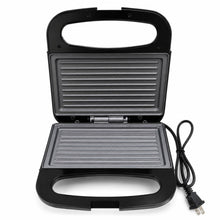 Nonstick Electric Sandwich Maker & Panini Press Grill, 750W, Black