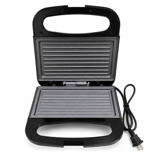 Nonstick Electric Sandwich Maker & Panini Press Grill, 750W, Black