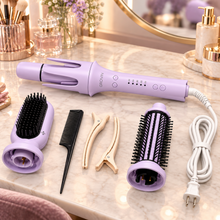 GROVIN 3-in-1 Automatic Hair Styling System – Curl, Wave & Straighten with Interchangeable Attachments