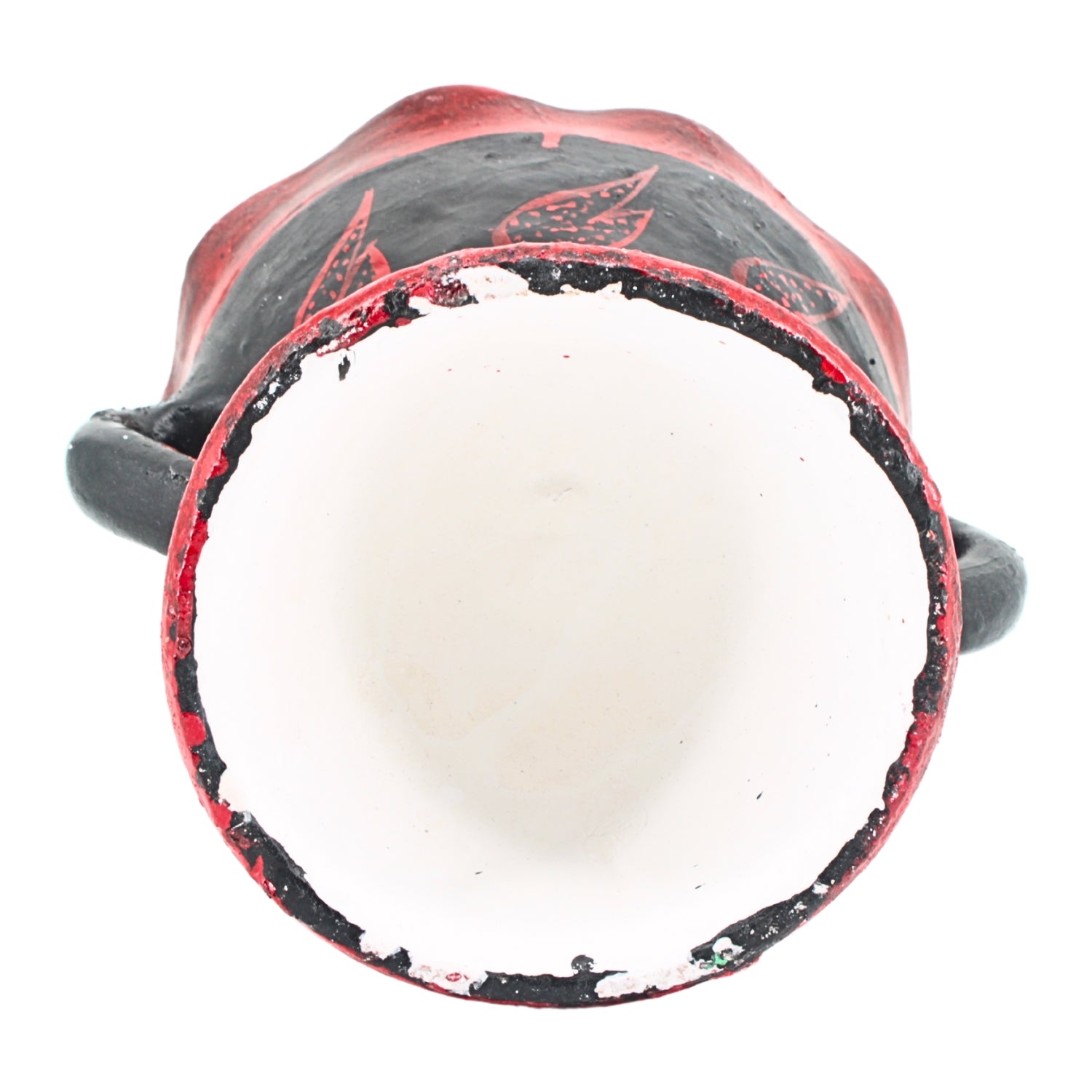 Traditional Decorated Clay Charcoal Holder 9.5" x 7.5" - موقد