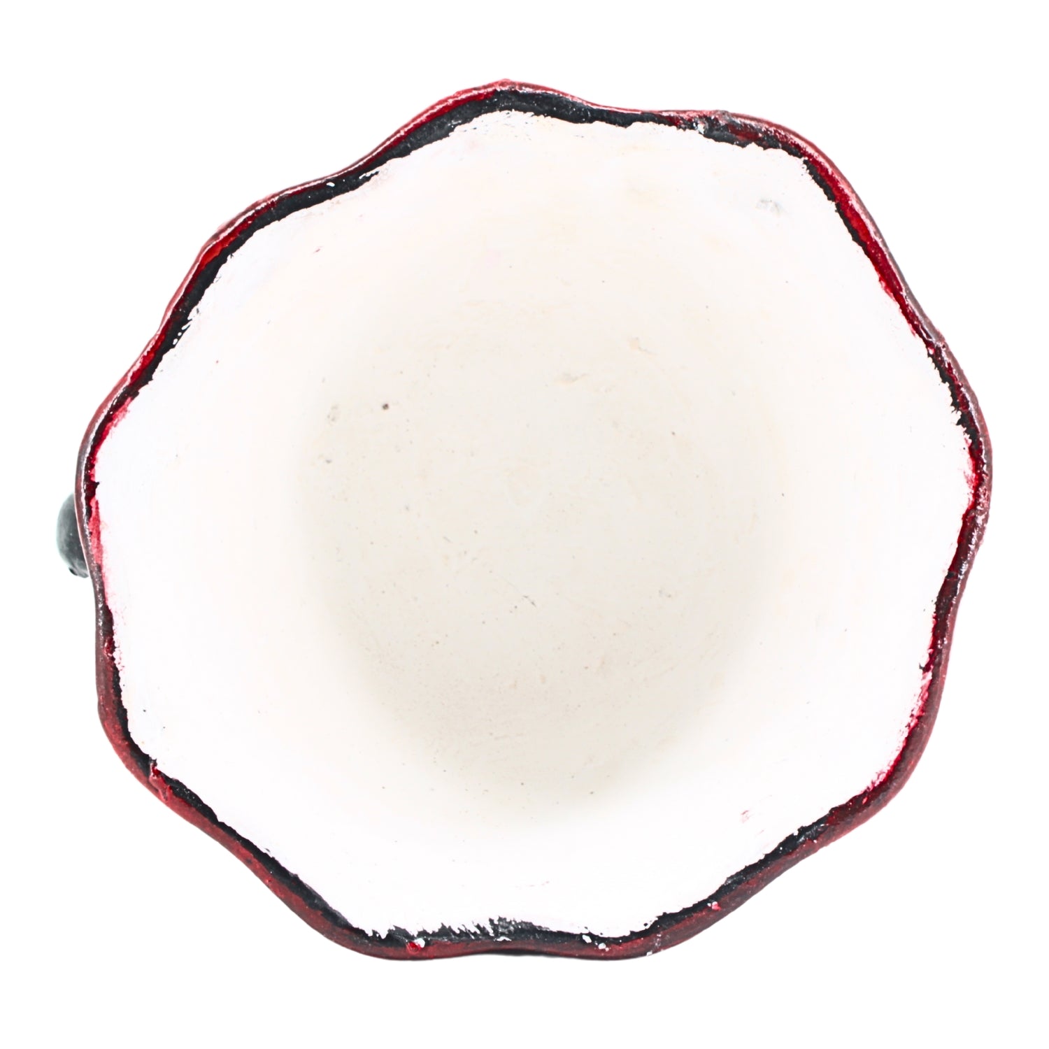 Traditional Decorated Clay Charcoal Holder 9.5" x 7.5" - موقد