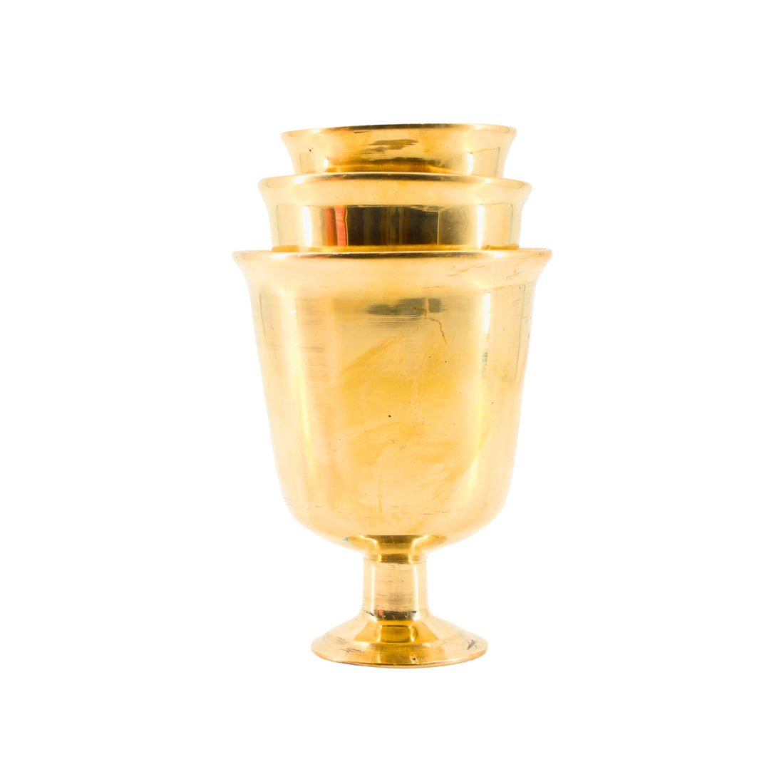 Set of 3 Gold Stainless Steel Mortar & Pestle | www.eladhamdist.com