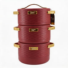 Modern Maroon Insulated Casserole Set for Hot Food - 3-Piece Set 1.5L / 2L / 2.5L