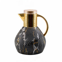 Luxury Insulated Thermal Coffee Carafe - Black Marble