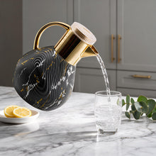 Luxury Insulated Thermal Coffee Carafe - Black Marble