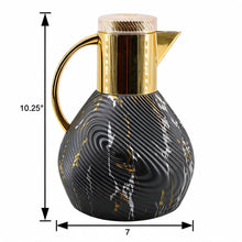 Luxury Insulated Thermal Coffee Carafe - Black Marble