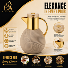 Luxury Insulated Thermal Coffee Carafe - Beige