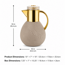 Luxury Insulated Thermal Coffee Carafe - Beige