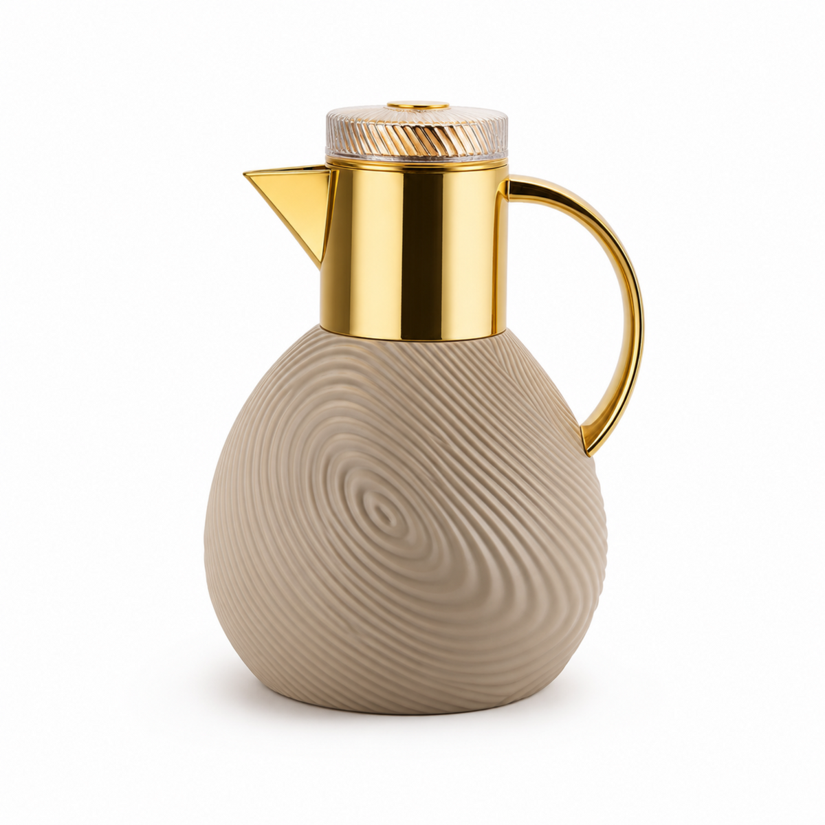 Luxury Insulated Thermal Coffee Carafe - Beige