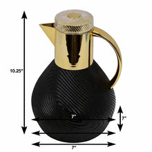 Luxury Insulated Thermal Coffee Carafe - Black