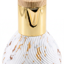 Luxury Insulated Thermal Coffee Carafe - White Marble