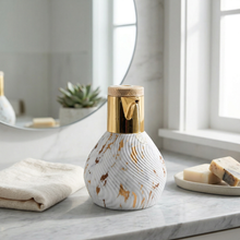 Luxury Insulated Thermal Coffee Carafe - White Marble
