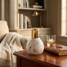 Luxury Insulated Thermal Coffee Carafe - White Marble