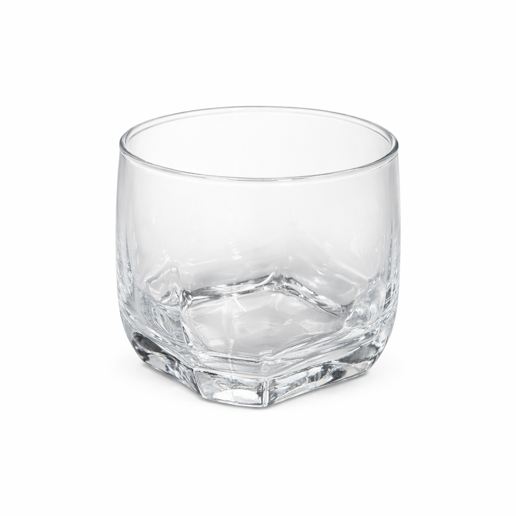 6-Piece Modern Geometric Glass Tumbler Set