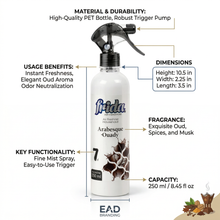Frida Aqua Sensations Air Freshener Spray 460ML – Arabesque Fresh Scent