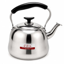 5L Stainless Steel Kettle with Black Handle & Spout Cover