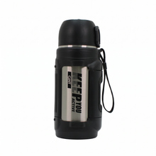 Mountain Mate Steel Thermal Insulated Sports Bottle Silver 1.6L
