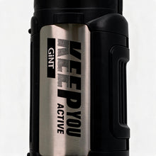 Mountain Mate Steel Thermal Insulated Sports Bottle Silver 2.0L
