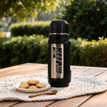 Mountain Mate Steel Thermal Insulated Sports Bottle Silver 2.0L
