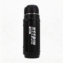 Mountain Mate Steel Thermal Insulated Sports Bottle Black 2.5L