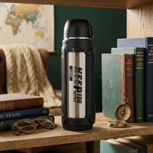 Mountain Mate Steel Thermal Insulated Sports Bottle Silver 2.5L