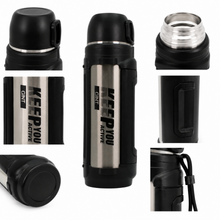 Mountain Mate Steel Thermal Insulated Sports Bottle Silver 2.5L