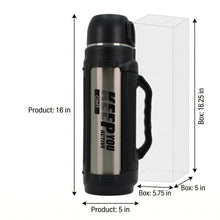 Mountain Mate Steel Thermal Insulated Sports Bottle Silver 2.5L
