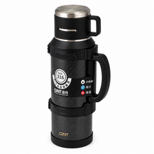 Mountain Mate Steel Thermal Insulated Sports Bottle Black 4.2L