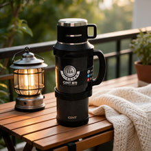 Mountain Mate Steel Thermal Insulated Sports Bottle Black 4.2L